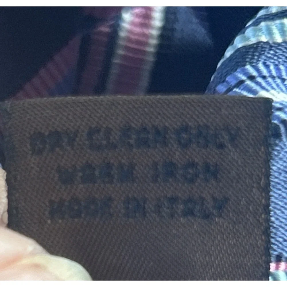 TAILORBYRD Boys Tie 100% Silk Handmade In Italy Stripe Repp Necktie Short 51x3
